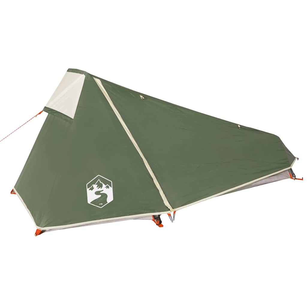 vidaXL Cort de camping tunel pentru 1 persoană, verde, impermeabil vidaXL Cort de camping tunel pentru 1 persoană, verde, impermeabil
