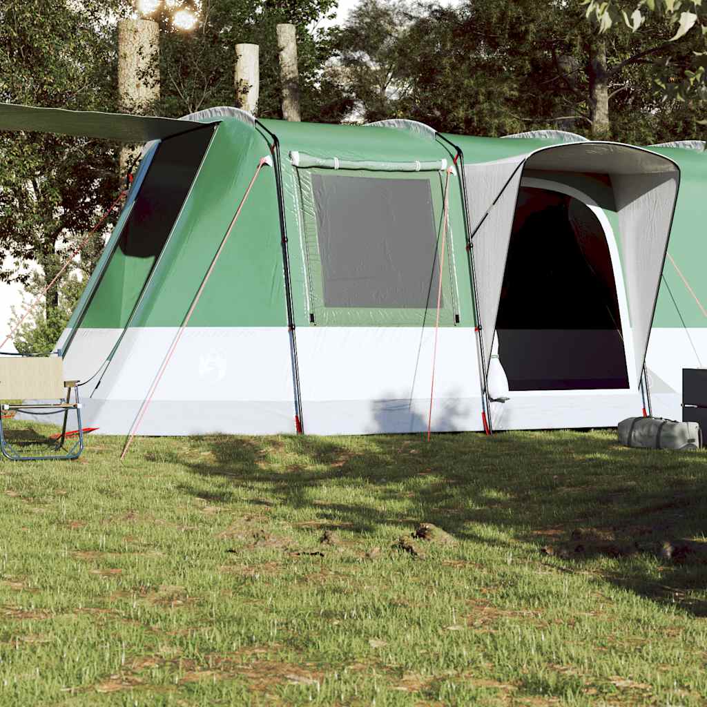 vidaXL Cort de camping tunel pentru 4 persoane, verde, impermeabil vidaXL Cort de camping tunel pentru 4 persoane, verde, impermeabil