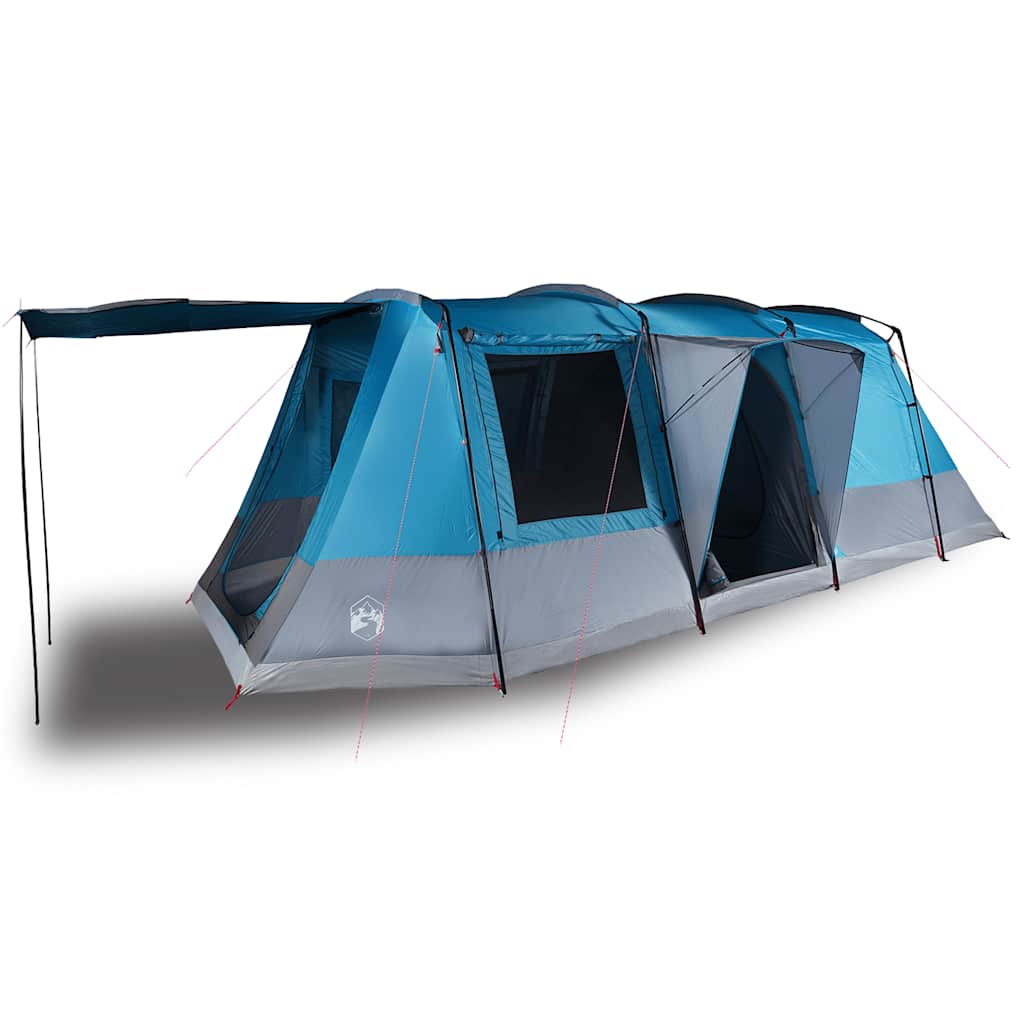 vidaXL Cort de camping tunel pentru 4 persoane, albastru, impermeabil vidaXL Cort de camping tunel pentru 4 persoane, albastru, impermeabil