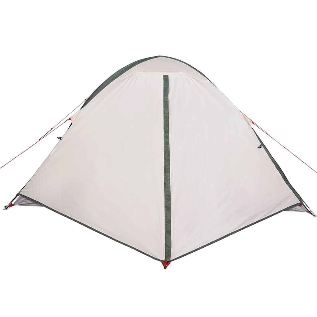 vidaXL Cort de camping cupolă pentru 4 persoane, verde, impermeabil