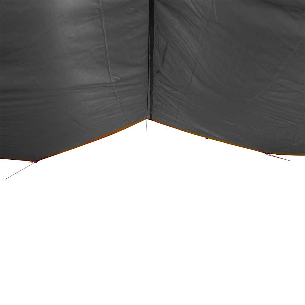 vidaXL Prelată de camping, gri și portocaliu, 300x294 cm, impermeabilă