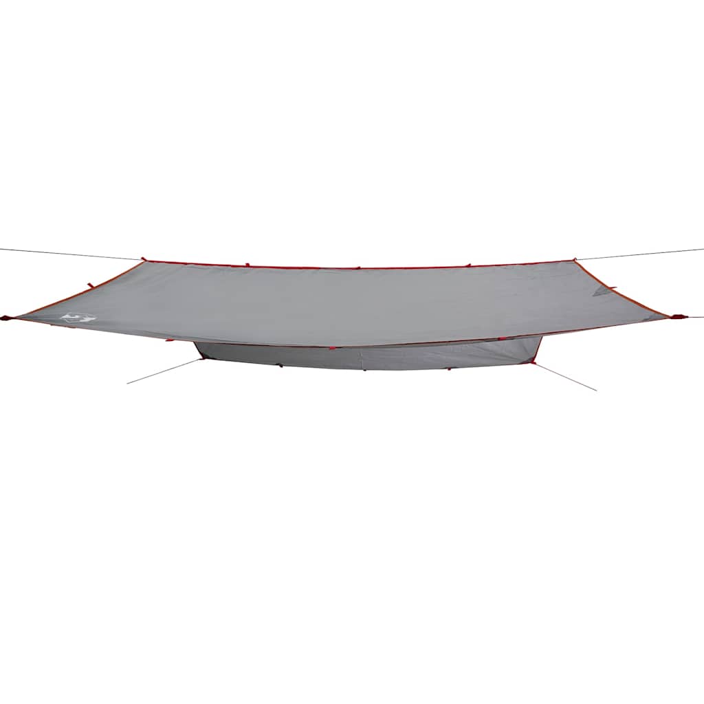 vidaXL Prelată de camping, gri și portocaliu, 360x294 cm, impermeabilă