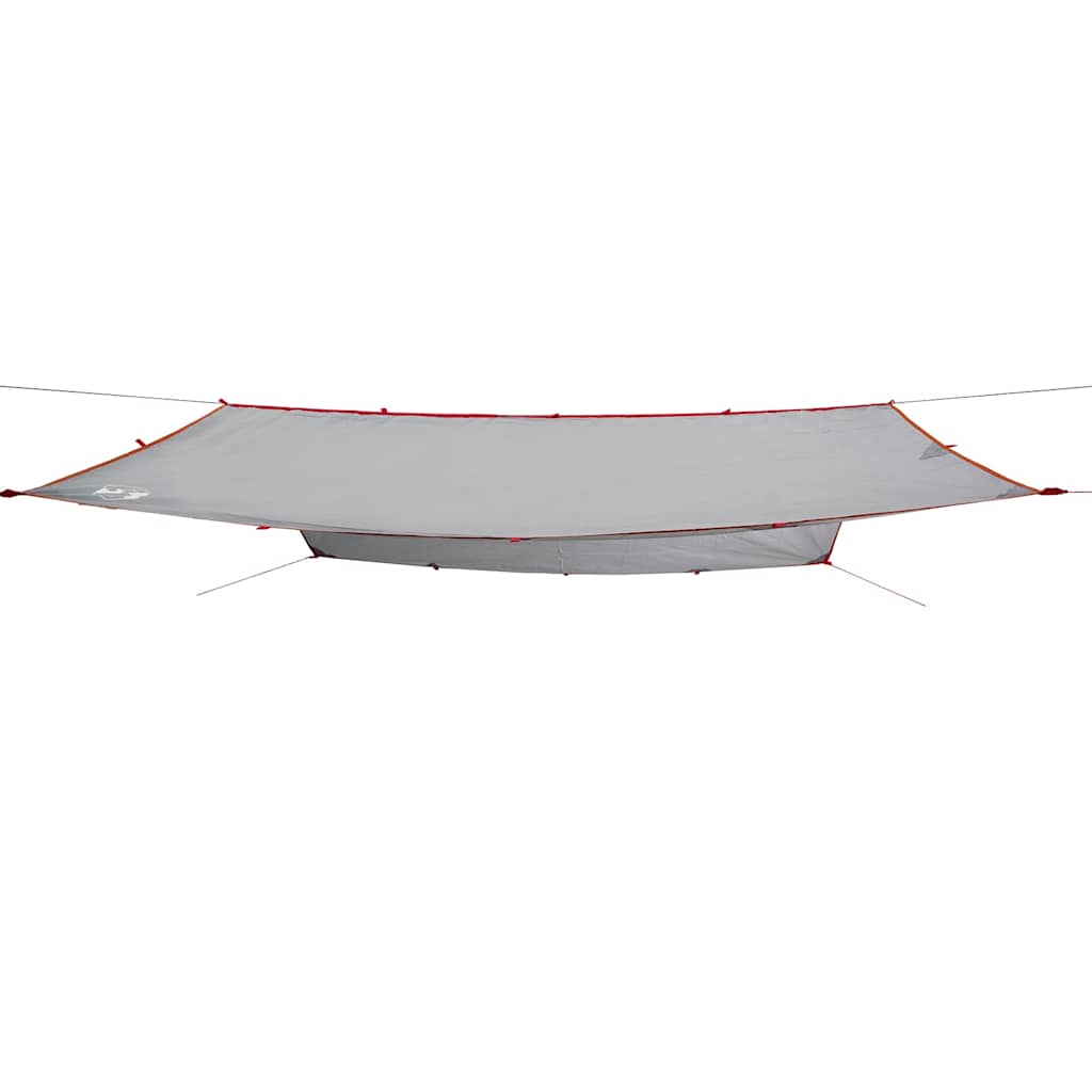 vidaXL Prelată de camping, gri și portocaliu, 360x294 cm, impermeabilă