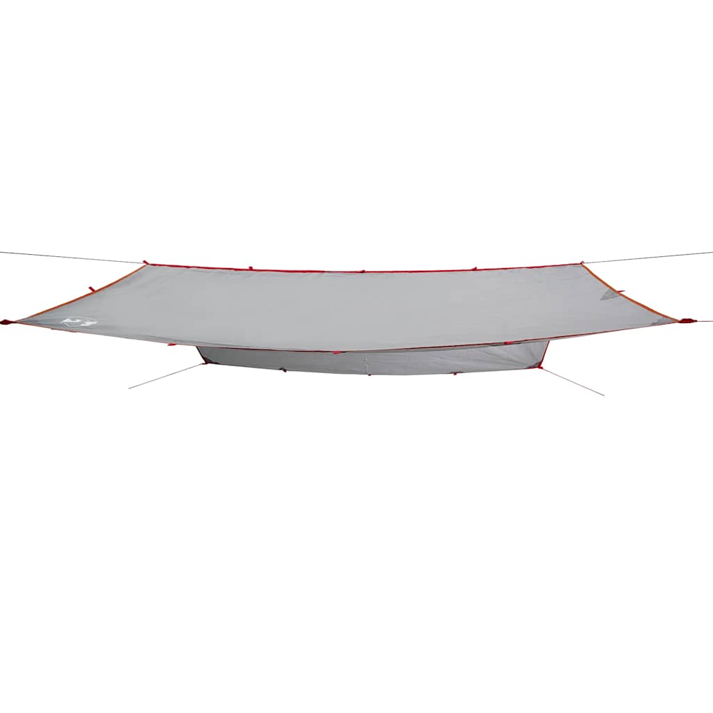 vidaXL Prelată de camping, gri și portocaliu, 500x294 cm, impermeabilă