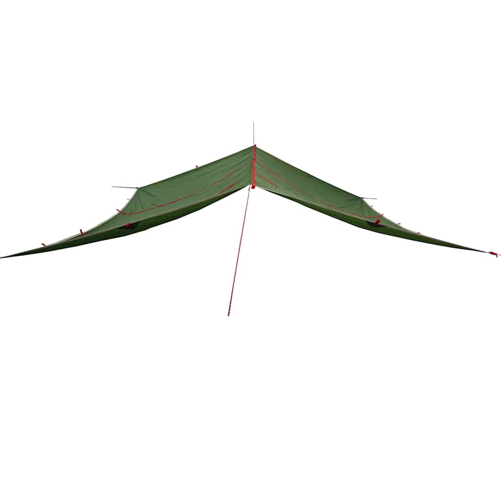 vidaXL Prelată de camping, verde, 420x440 cm, impermeabilă