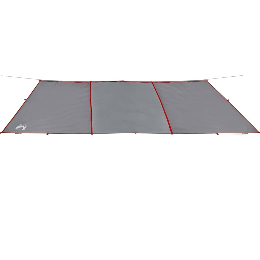 vidaXL Prelată de camping, gri și portocaliu, 420x440 cm, impermeabilă