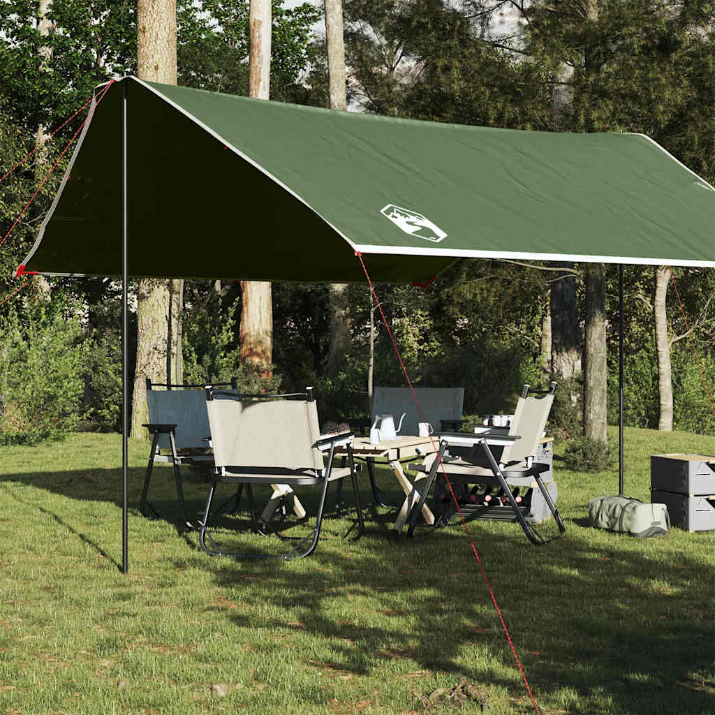 vidaXL Prelată de camping, verde, 430x380x210 cm, impermeabilă vidaXL Prelată de camping, verde, 430x380x210 cm, impermeabilă