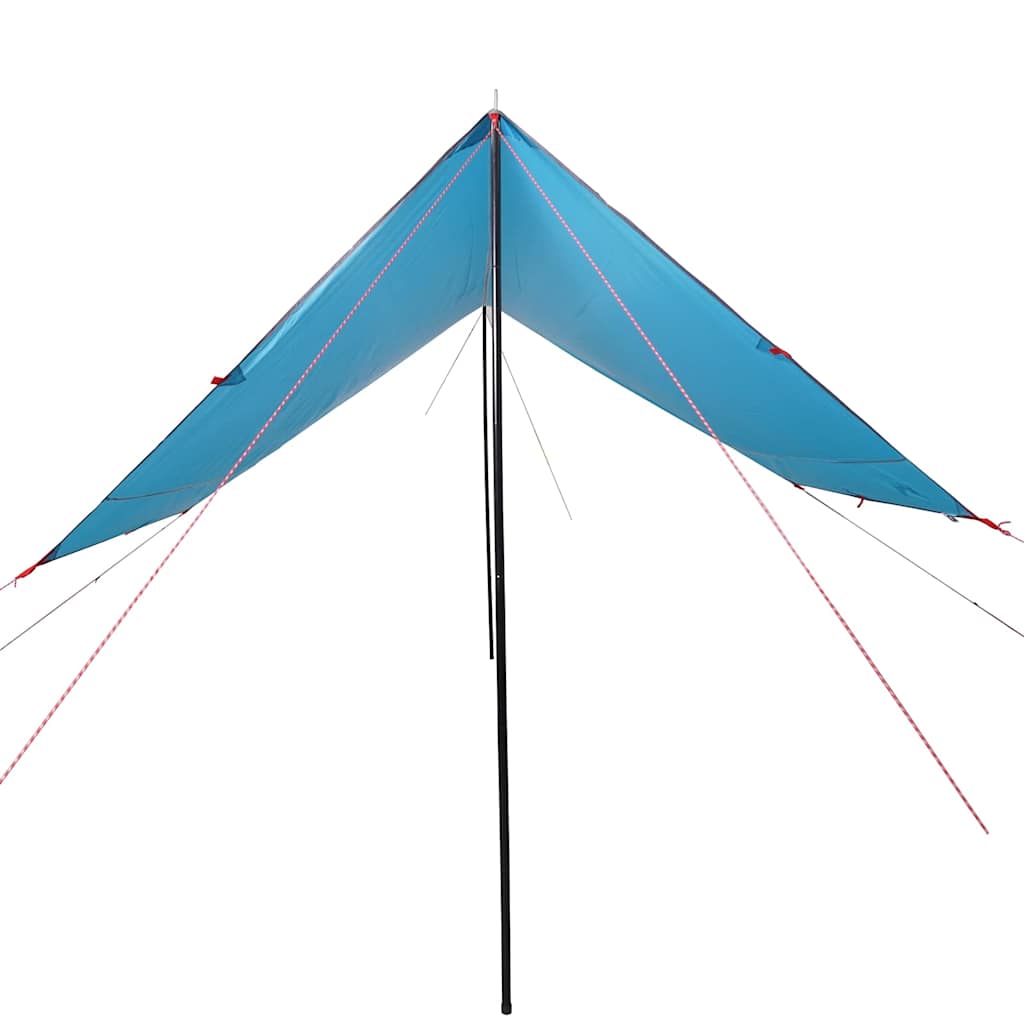 vidaXL Prelată de camping, albastru, 430x380x210 cm, impermeabilă