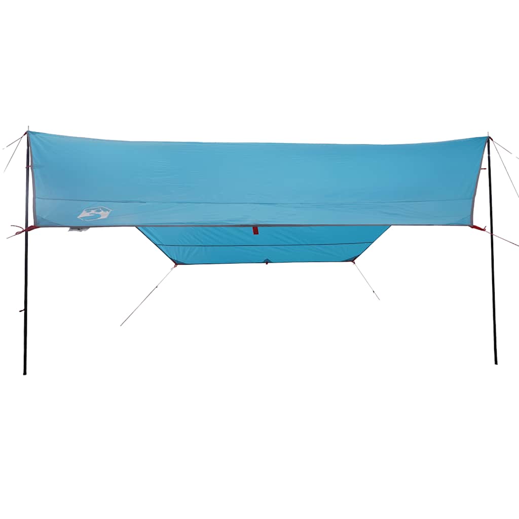 vidaXL Prelată de camping, albastru, 430x380x210 cm, impermeabilă