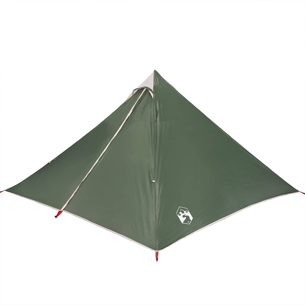 vidaXL Cort de familie tipi pentru 7 persoane, verde, impermeabil vidaXL Cort de familie tipi pentru 7 persoane, verde, impermeabil