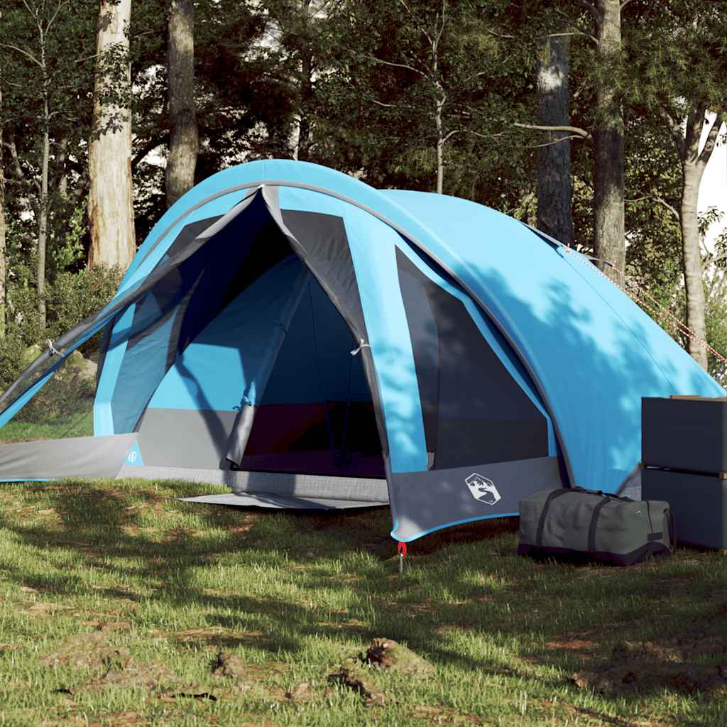 vidaXL Cabină cort de camping, 4 persoane, albastru, impermeabil vidaXL Cabină cort de camping, 4 persoane, albastru, impermeabil