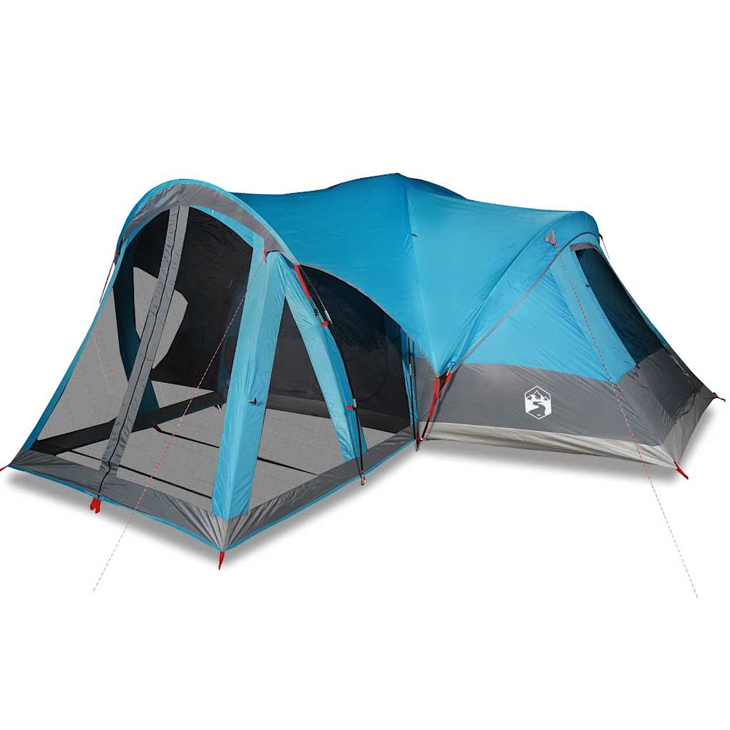 vidaXL Cort de familie Tipi pentru 8 persoane, albastru, impermeabil vidaXL Cort de familie Tipi pentru 8 persoane, albastru, impermeabil