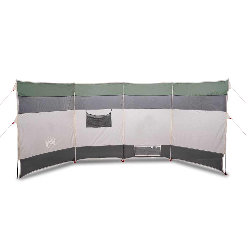 vidaXL Paravan de camping, verde, 366x152x152 cm, impermeabil vidaXL Paravan de camping, verde, 366x152x152 cm, impermeabil