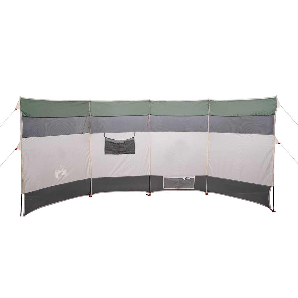 vidaXL Paravan de camping, verde, 366x152x152 cm, impermeabil vidaXL Paravan de camping, verde, 366x152x152 cm, impermeabil
