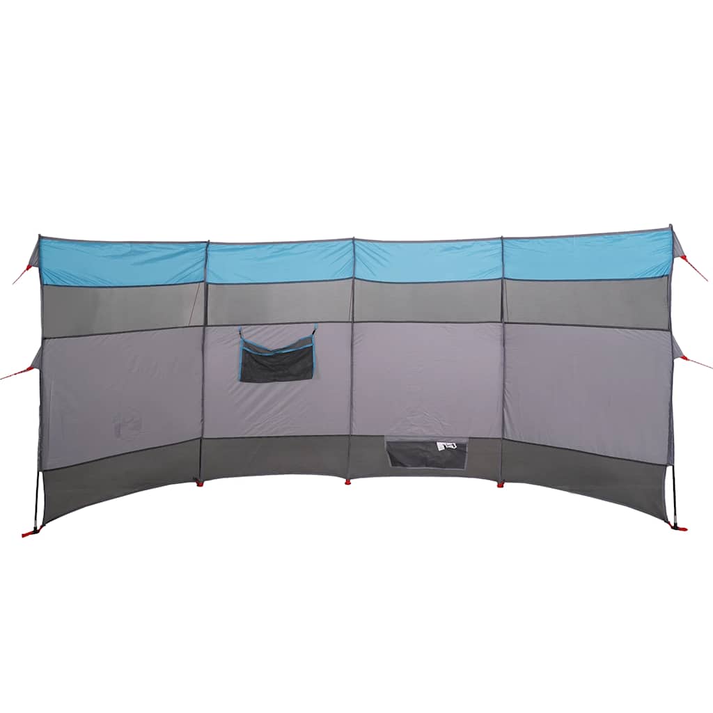 vidaXL Paravan de camping, albastru, 366x152x152 cm, impermeabil vidaXL Paravan de camping, albastru, 366x152x152 cm, impermeabil