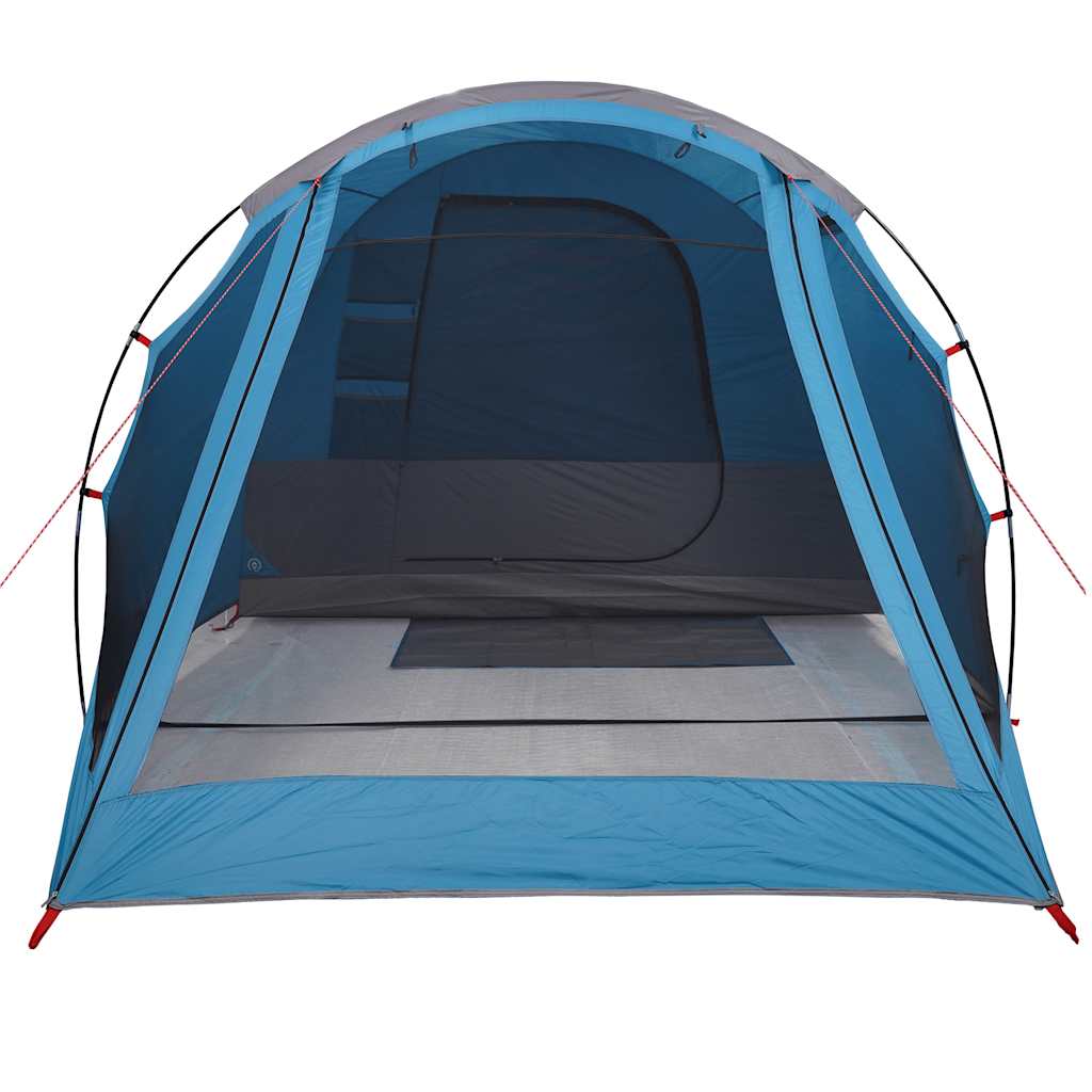 vidaXL Cort de camping tunel pentru 4 persoane, albastru, impermeabil vidaXL Cort de camping tunel pentru 4 persoane, albastru, impermeabil