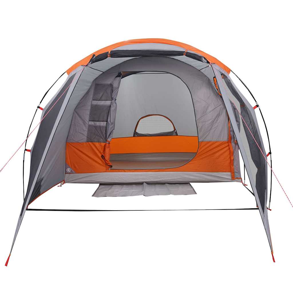 vidaXL Cort de camping tunel pentru 4 persoane, gri, impermeabil vidaXL Cort de camping tunel pentru 4 persoane, gri, impermeabil