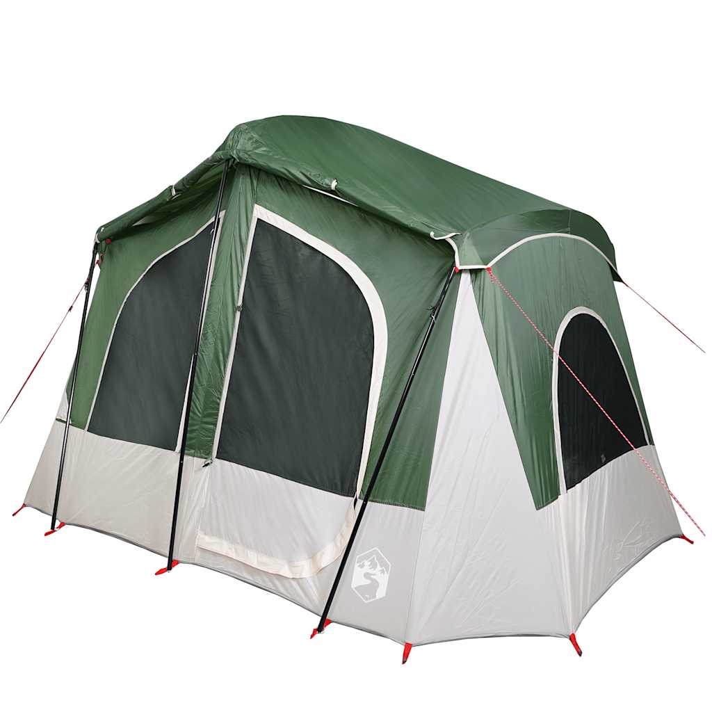 vidaXL Cort cabină de camping, 5 persoane, verde, impermeabil vidaXL Cort cabină de camping, 5 persoane, verde, impermeabil
