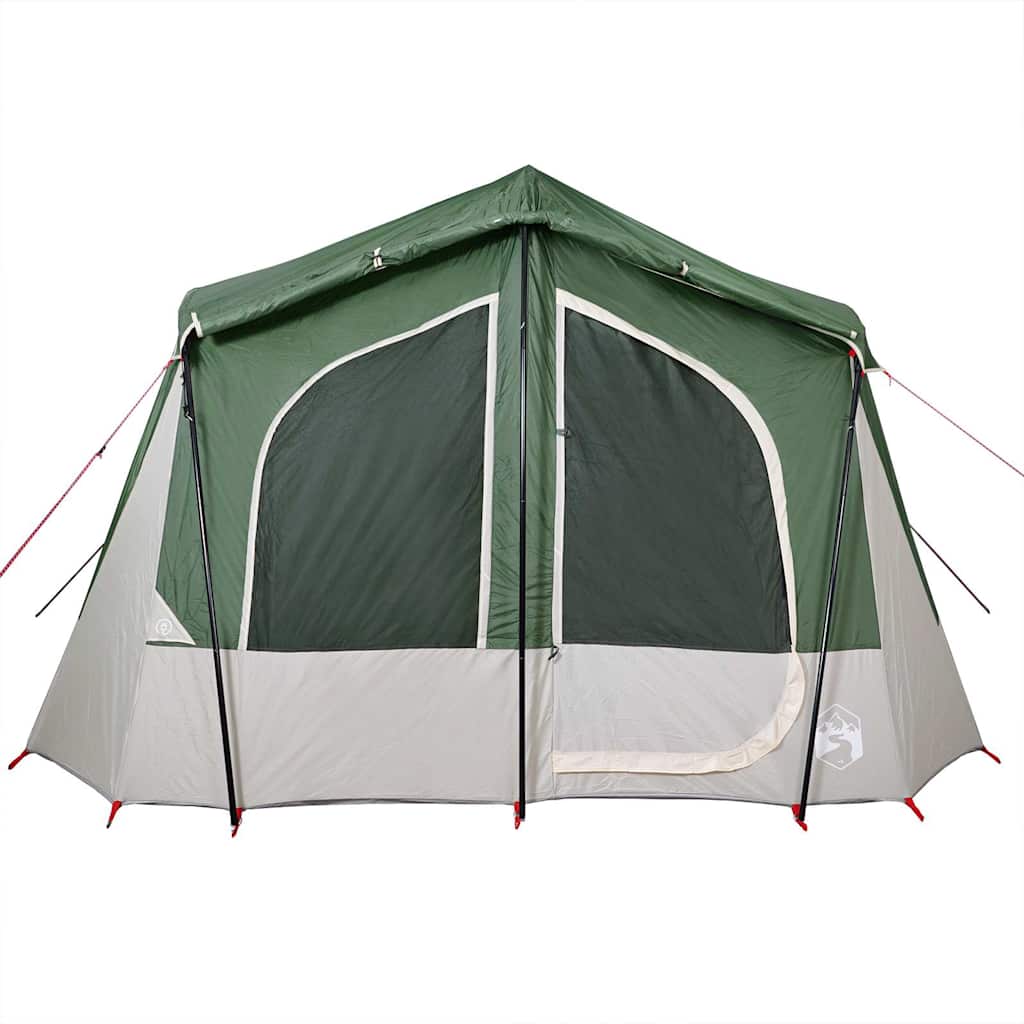vidaXL Cort cabină de camping, 5 persoane, verde, impermeabil vidaXL Cort cabină de camping, 5 persoane, verde, impermeabil