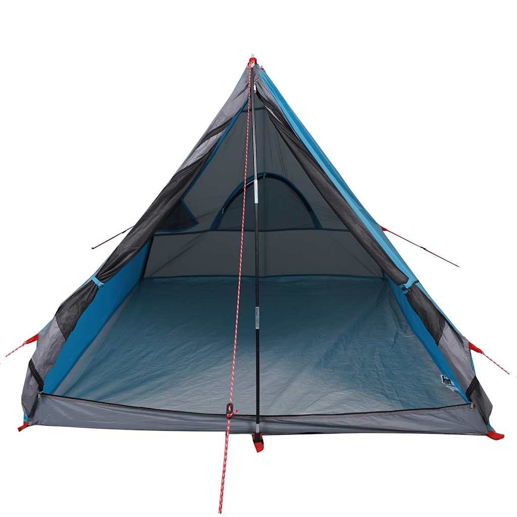 vidaXL Cort de camping cu cadru A, 2 persoane, albastru, impermeabil vidaXL Cort de camping cu cadru A, 2 persoane, albastru, impermeabil
