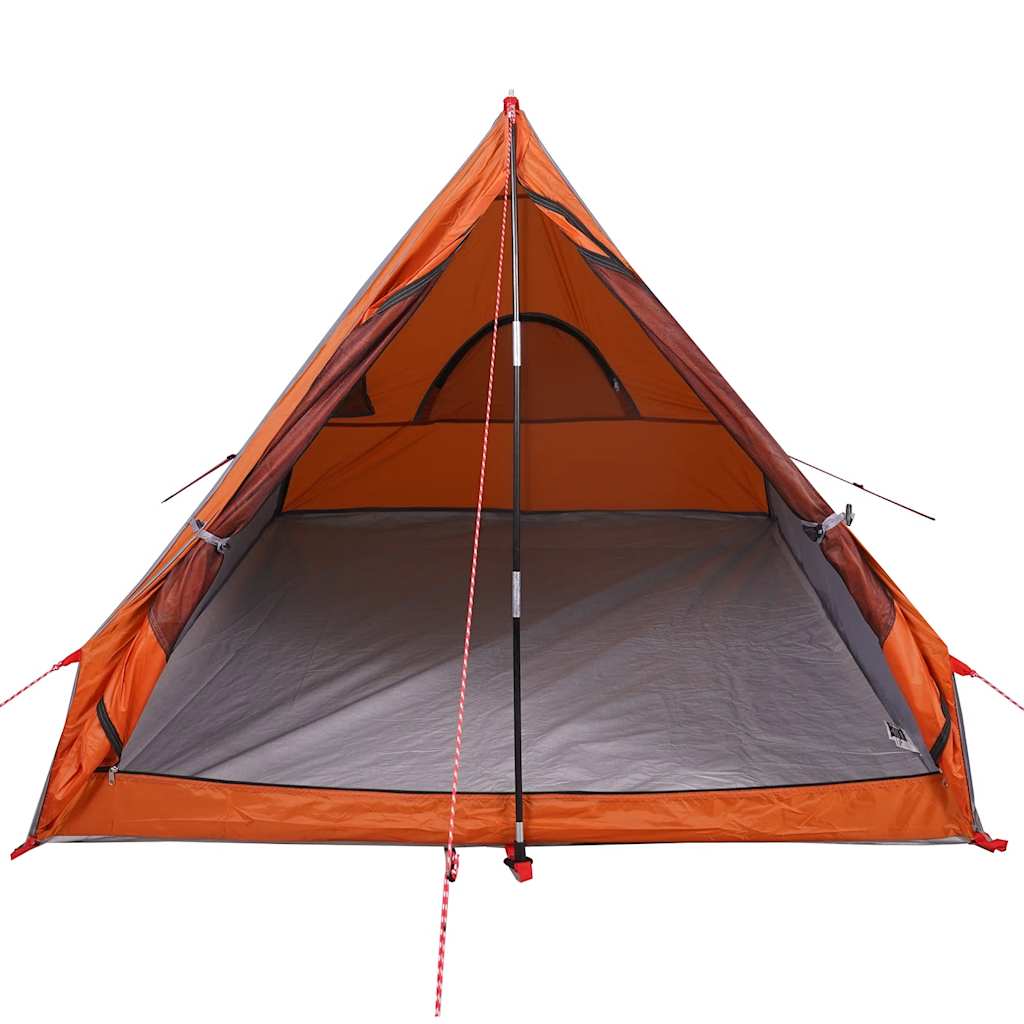 vidaXL Cort camping cu cadru A 2 persoane, gri, impermeabil vidaXL Cort camping cu cadru A 2 persoane, gri, impermeabil