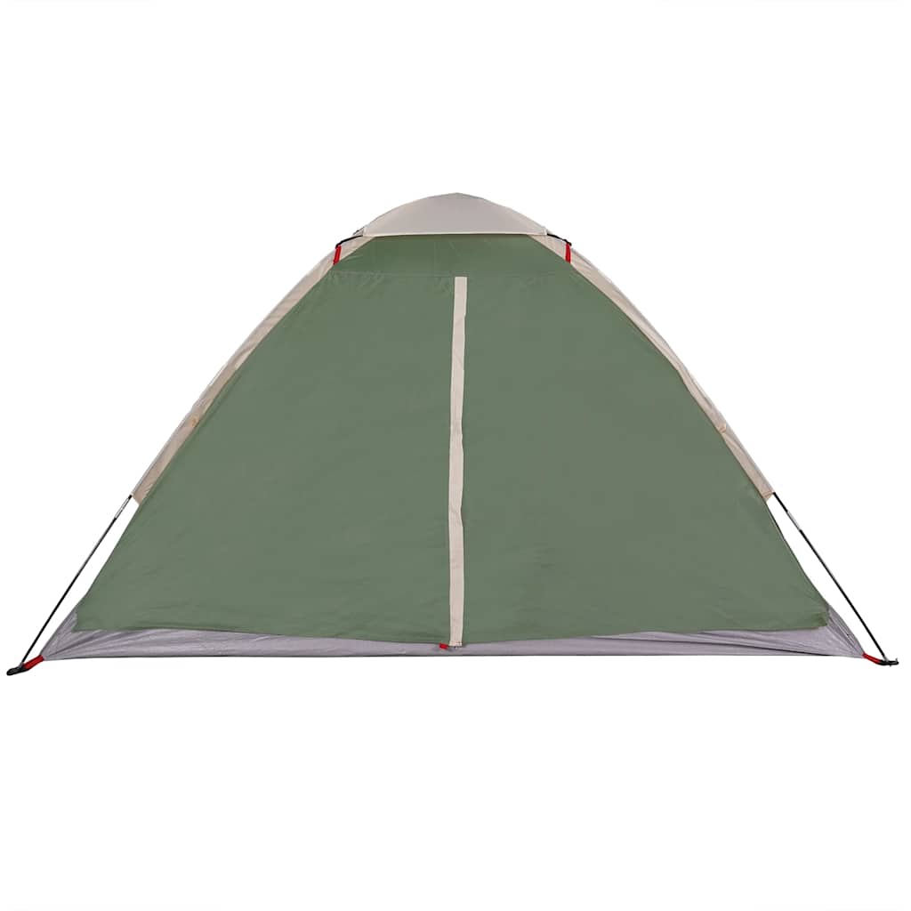 vidaXL Cort de camping cupolă pentru 2 persoane, verde, impermeabil
