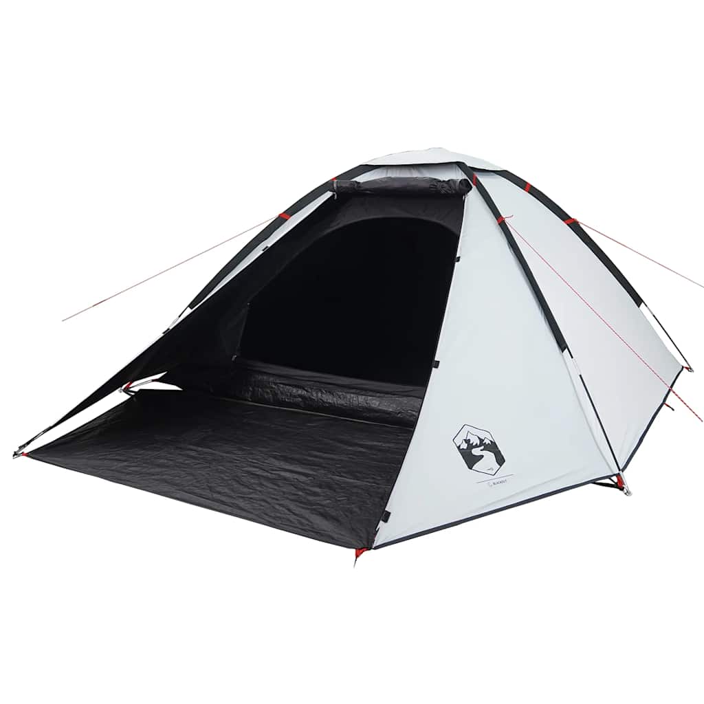vidaXL Cort camping cupolă 4 persoane alb, țesătură opacă, impermeabil vidaXL Cort camping cupolă 4 persoane alb, țesătură opacă, impermeabil