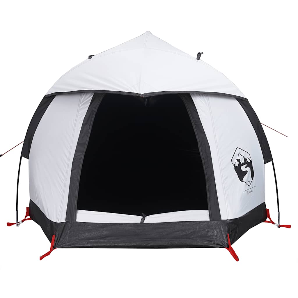 vidaXL Cort camping cupolă 1 persoană alb, țesătură opacă, impermeabil vidaXL Cort camping cupolă 1 persoană alb, țesătură opacă, impermeabil