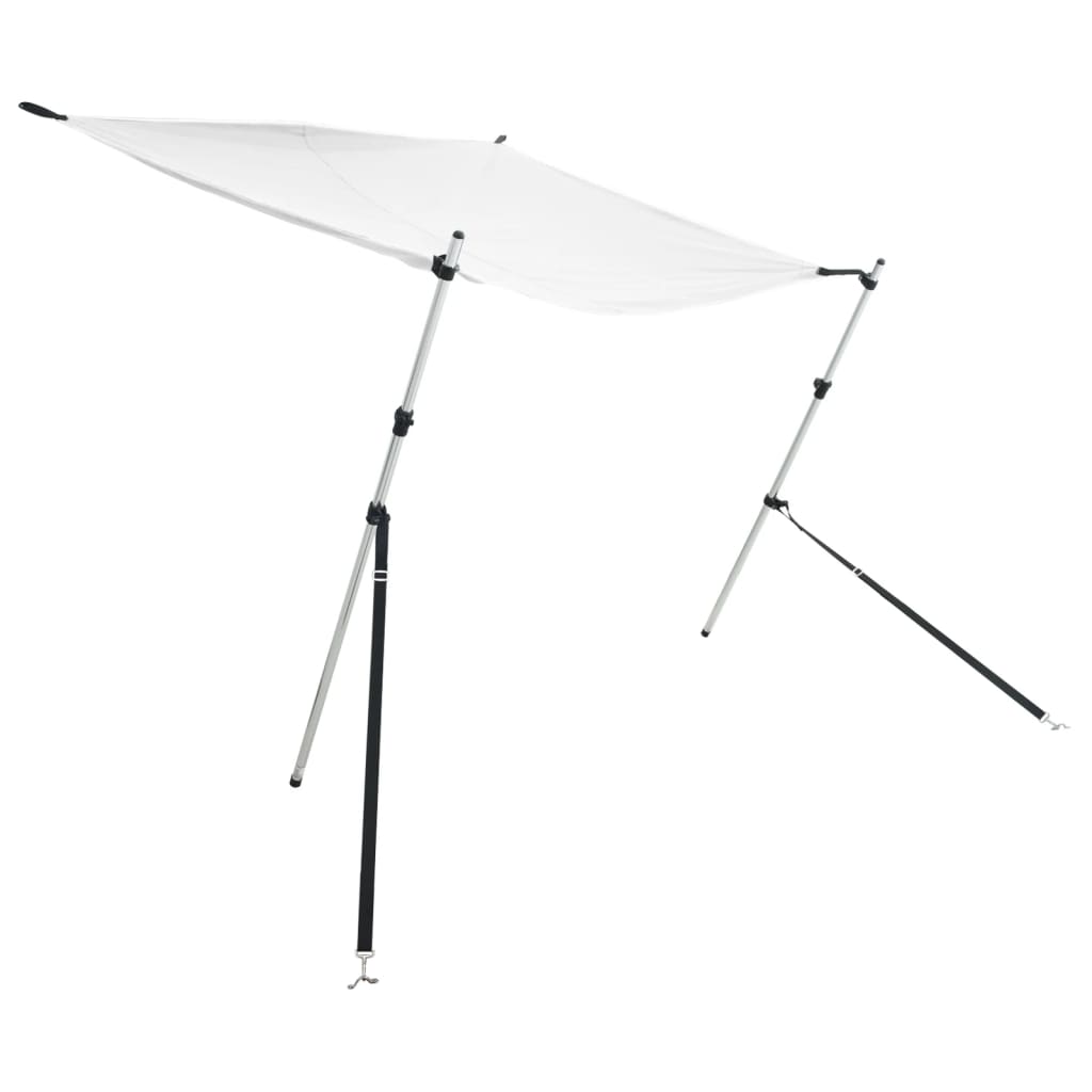 vidaXL Extensie parasolar T-Top, alb, 170x170x(115-183) cm vidaXL Extensie parasolar T-Top, alb, 170x170x(115-183) cm