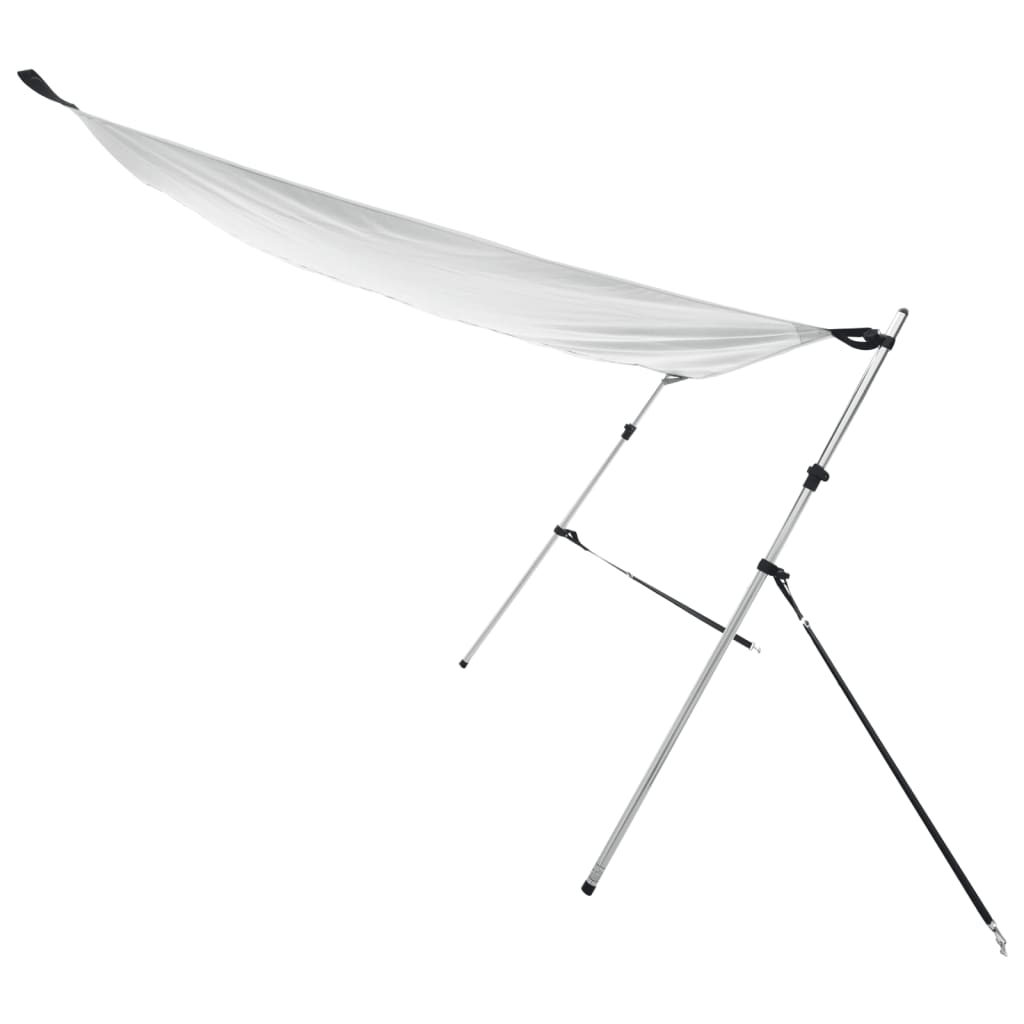 vidaXL Extensie parasolar T-Top, alb, 170x170x(115-183) cm vidaXL Extensie parasolar T-Top, alb, 170x170x(115-183) cm