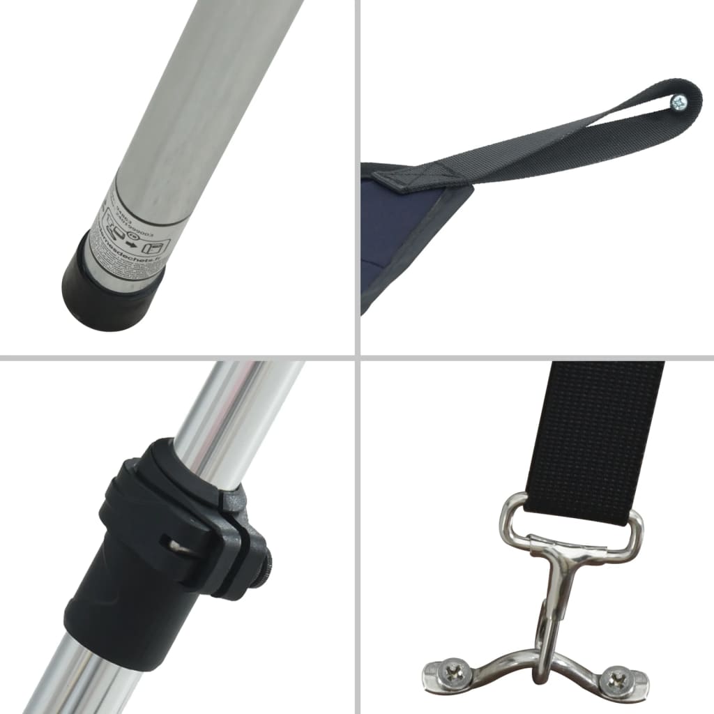 vidaXL Extensie parasolar T-Top, albastru, 170x170x(115-183) cm vidaXL Extensie parasolar T-Top, albastru, 170x170x(115-183) cm