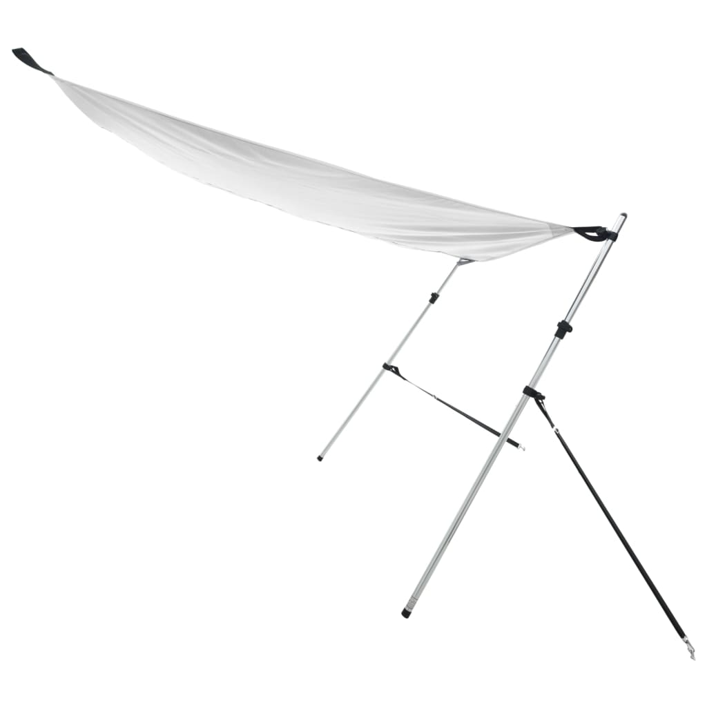 vidaXL Extensie parasolar T-Top, alb, 170x208x(115-183) cm vidaXL Extensie parasolar T-Top, alb, 170x208x(115-183) cm