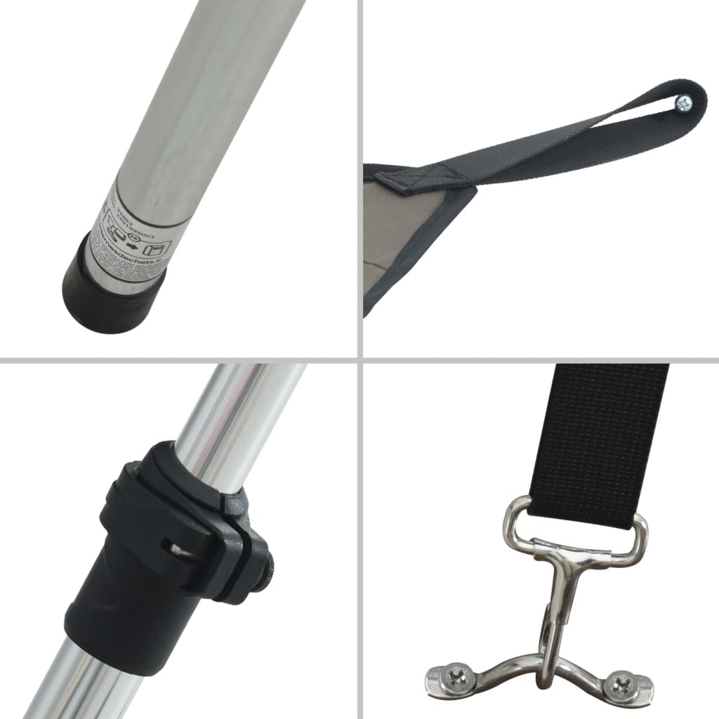 vidaXL Extensie parasolar T-Top, antracit, 170x208x(115-183) cm vidaXL Extensie parasolar T-Top, antracit, 170x208x(115-183) cm